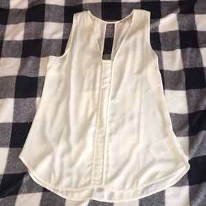 Banana republic sleeveless v-neck